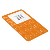2017 Aangepast fotokalender Magnet - Sinaasappels Magneet (Rechterzijde)