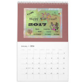 2017 Agenda voor kinderen Kalender (Jan 2026)