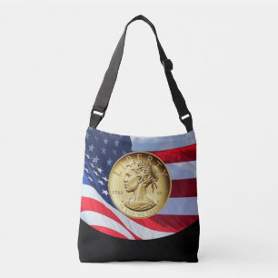 2017 American Liberty 225th Jubileum Gold Coin Crossbody Tas