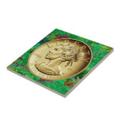  2017 American Liberty 225th Jubileum Gold Coin Tegeltje (Zijkant)