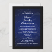 2017 Blue Tassel Charm College Custom Afstuderen Kaart (Achterkant)
