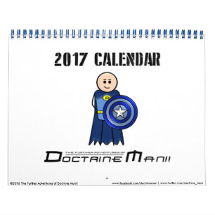 2017 de Kalender van het Man van de Doctrine