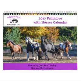 2017 Fellinlove with Horses Calendar Kalender