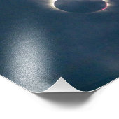 2017 Full Solar Eclipse Foto afdrukken Foto Afdruk (Hoek)