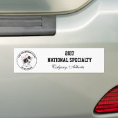 2017 KCC National Specialty Bumpersticker (Op auto)