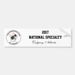 2017 KCC National Specialty Bumpersticker