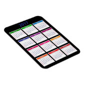 2017 Kleurenkalender  Magneet (Rechterzijde)