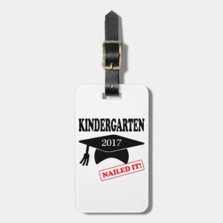 2017 Kleuterschool Nailed It Bagagelabel