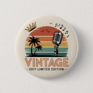  2017 Limited Edition Mannen Verjaardag Vrouwen Ronde Button 5,7 Cm