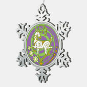 2017 Mink Holidaze Xmas Ornament Green/Paars (Rechts)