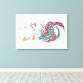 2017 Mink Nest Hippicorn Canvas Print (Insitu (Houten vloer))