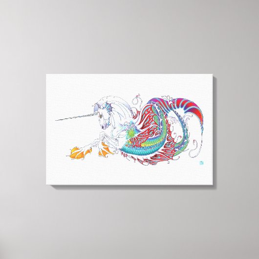 2017 Mink Nest Hippicorn Canvas Print (Voorkant)
