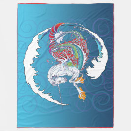 2017 Mink Nest Hippicorn fleece Blanket Large Deken