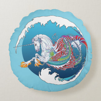 2017 Mink Nest Hippicorn Round Pillow Ocean Rond Kussen