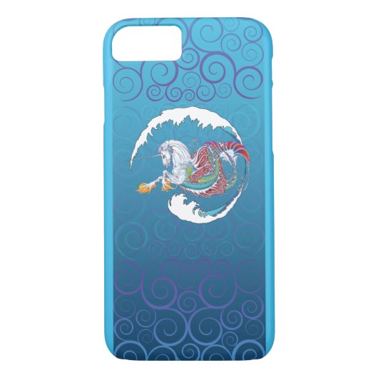 2017 Mink Tech Hippicorn iPhone 7/8 Hoesje (Achterkant)