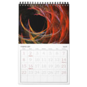 2017 Moderne Abstracte kunst Kalender (Feb 2026)