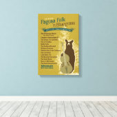 2017 Pagosa Folk 'N Bluegrass Poster Canvas Afdruk (Insitu (Houten vloer))