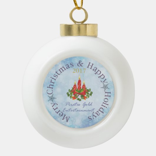 2017 PGE Ceramic Ball Ornament (Voorkant)