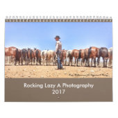 2017 Rocking Lazy A Calendrier de la photographie (Protection)