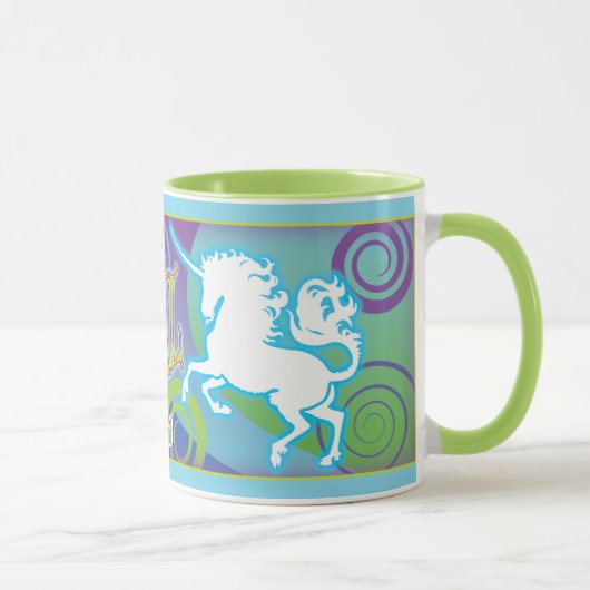2017 Roze Mok Magische Unicorn 11oz mok (Rechts)