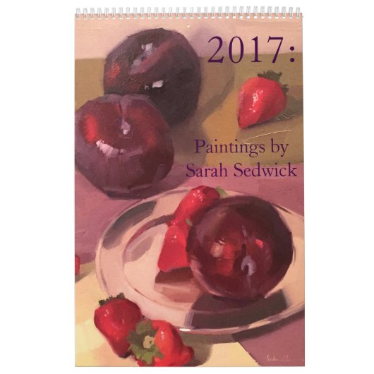 2017: Schilderijen van Sarah Sedwick Kalender (Hoes)