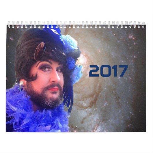 2017 Science Fiction Non Binary Gay Drag Calendar Kalender (Hoes)
