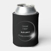 2017 Solar Eclipse die ik zag, was geweldige Blikjeskoeler (Blikje Voorkant)