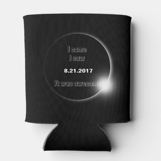 2017 Solar Eclipse die ik zag, was geweldige Blikjeskoeler (Achterkant)