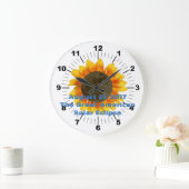 2017 Solar Eclipse, Sunflower Edition Grote Klok (Huis)