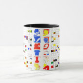 2017 tasse d'astrologie de calendrier de douze (Centre)