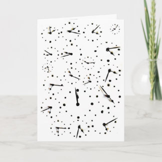 2017 Tick Tock Time Calendar Greetings Kaart