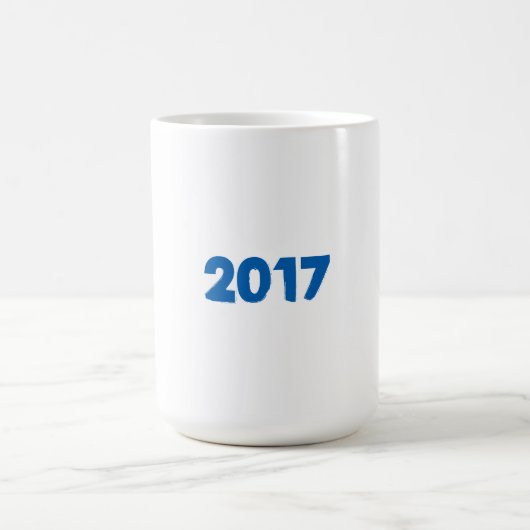 2017 U kunt TEKSTSTIJL en TEKSTKLEUR wijzigen Magische Mok (Midden)