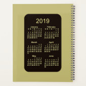 2018-2019 Agenda van het Neon Gold School (Achterkant)