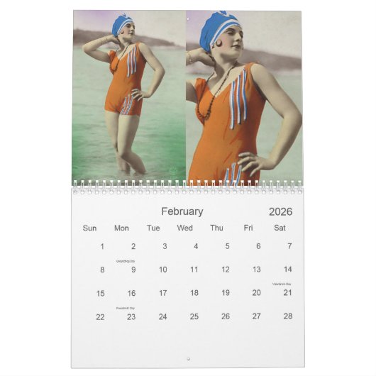 2018 - 2019 beautés se baignantes du calendrier (Feb 2026)