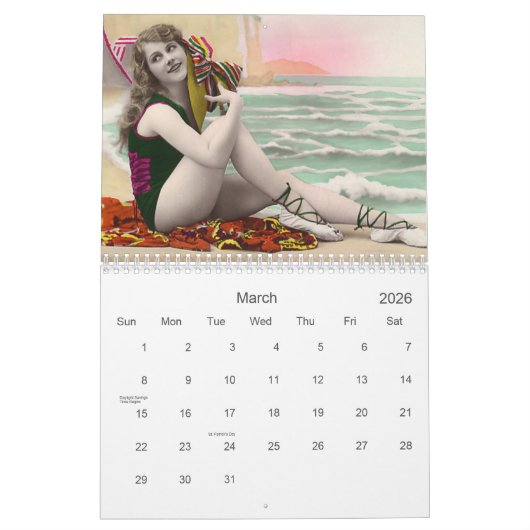 2018 - 2019 beautés se baignantes du calendrier (Mar 2026)