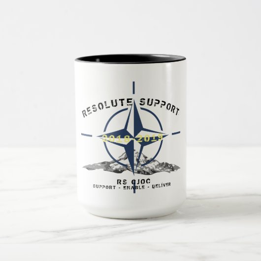 2018-2019 - Resolute Mok voor ondersteuning koffie (Midden)