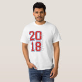 2018 Afstuderen jaar T-shirt (Voorkant volledig)