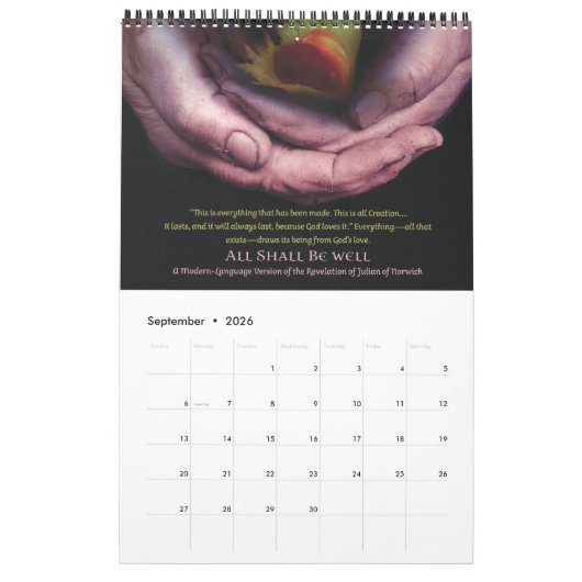 2018 Agenda AN ANAMCHARA STEMPLER Kalender (Sep 2026)