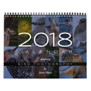 2018 Agenda voor vogelfotografie Kalender