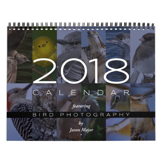 2018 Agenda voor vogelfotografie Kalender (Hoes)