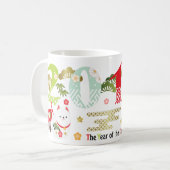 2018 ans de la tasse d'ornement de chien (Devant gauche)