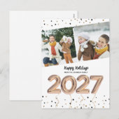 2018 ballon | cartes postales | Nouvel An (Devant / Derrière)