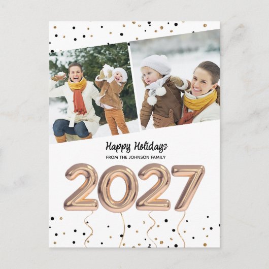 2018 ballon | cartes postales | Nouvel An (Devant)
