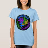 2018 Barefoot Autism Challenge T-Shirt (Voorkant)