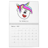 2018 - BE - CALENDAR KALENDER (Feb 2027)