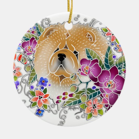 2018 Beperkt Chow Ornament TUIN DANS (Voorkant)