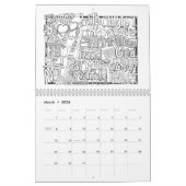 2018 CALENDAR-kleurscripts Kalender (Mar 2026)