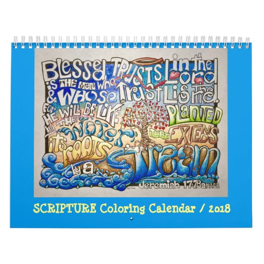2018 CALENDAR-kleurscripts Kalender (Hoes)