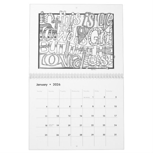 2018 CALENDAR-kleurscripts Kalender (Jan 2026)
