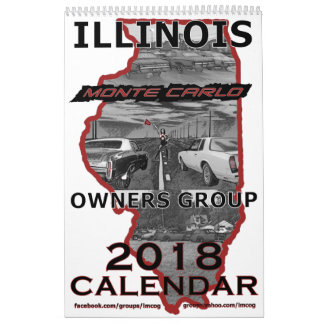 "2018" calendriers de groupe de propriétaires de
